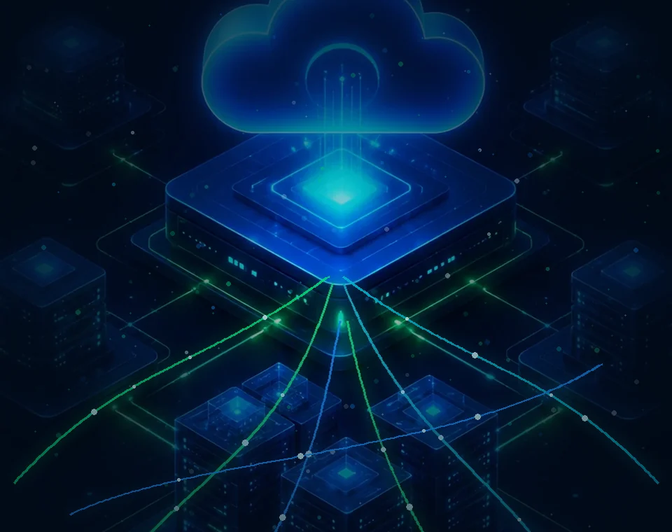 Cloud and digital platform connectivity through high-capacity network paths